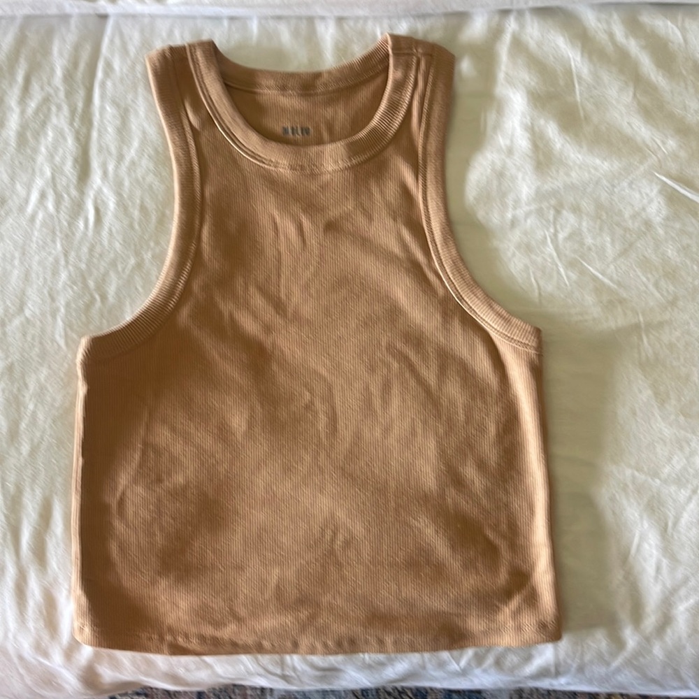 Popular Maeve cropped racer back tank